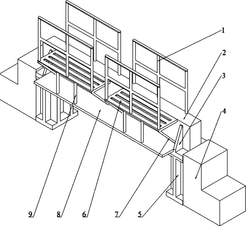 沉没辊安全平台